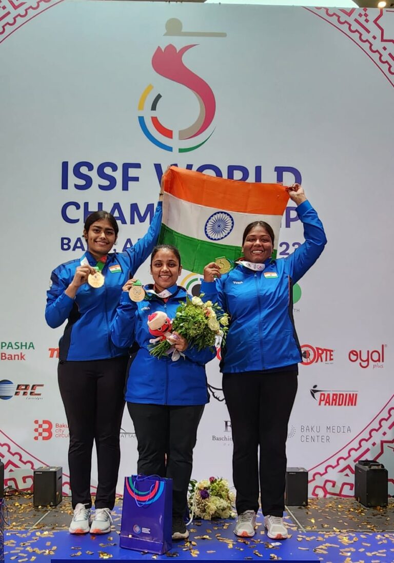 बाकू शूटिंग वर्ल्ड्स में भारत ने छह स्वर्ण पदकों के साथ किया समापन