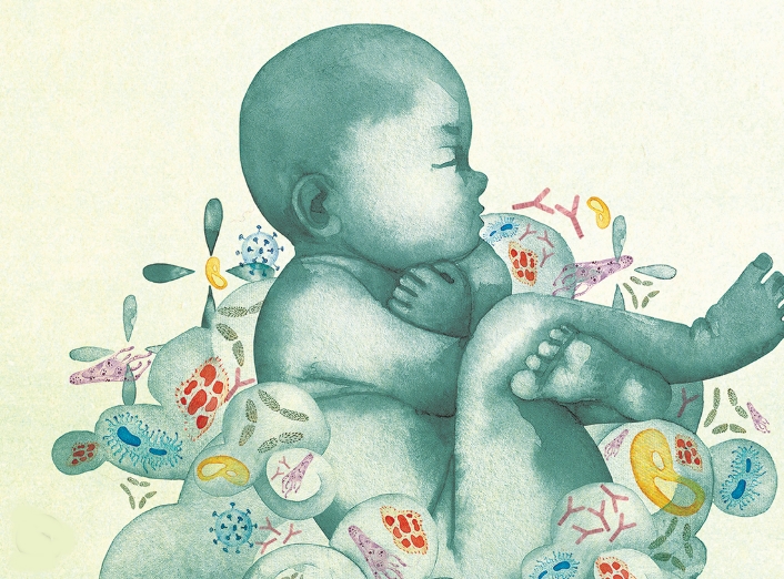कोविड महामारी के कारण शिशुओं की आंत में कम हुए बैक्टीरिया: अध्ययन